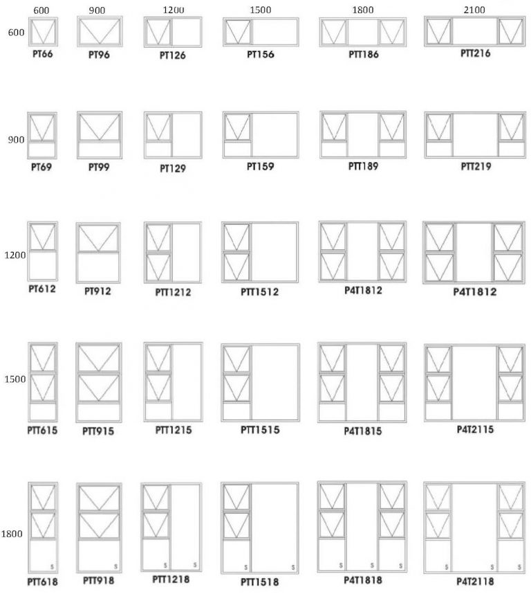 Aluminium Windows Sizes and Prices Johannesburg and Pretoria